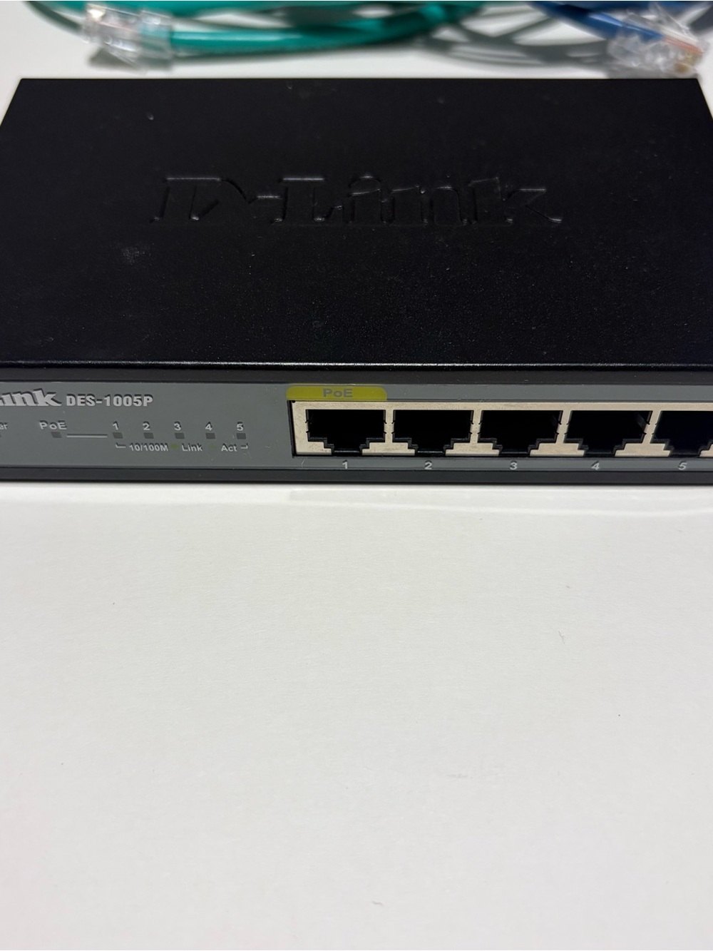D‑Link DES‑1005P 5‑Port Desktop PoE Network Switch